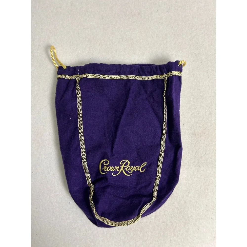 Collectible Barware‎ Crown Royal OS Purple Green Drawstring Storage Bags 2pk